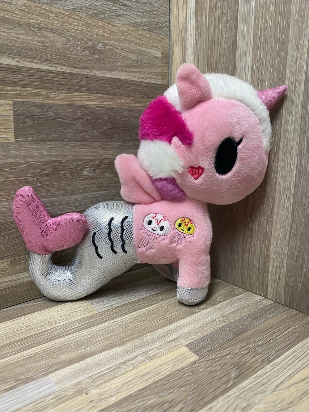 Tokidoki Mermicorno Gelatina Plush pink unicorn mermaid plush